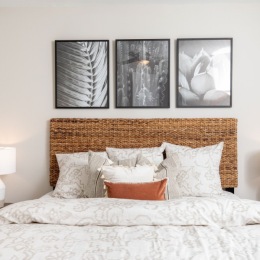 bedroom with natural light